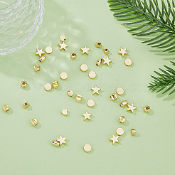 100 шт. 5-х стилевая стойка для гальванизации латунных бусин&nbsp;KK-HY0001-71