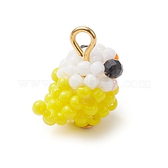 Подвески-птицы из стеклянных бусин&nbsp;PALLOY-MZ00971-01