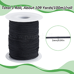 1 рулон 100м полиэстерового эластичного шнура&nbsp;OCOR-SC0001-10B-02