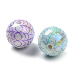 Хэллоуин УФ-покрытие непрозрачные акриловые бусины&nbsp;X1-OACR-B035-04