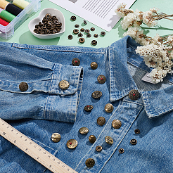 20 шт. 20 стиля кнопок из сплава и латуни&nbsp;BUTT-ME0001-09