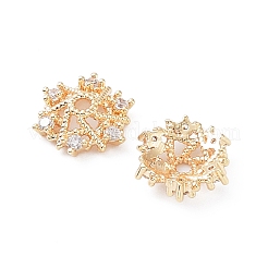 Покрытие стойки латунный кубический цирконий колпачок из бисера&nbsp;KK-A183-76G