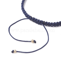 3 шт. плетеные браслеты из латунных бусин для женщин&nbsp;BJEW-JB13223