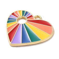 Подвески из сплава радужной эмали&nbsp;ENAM-R147-07G