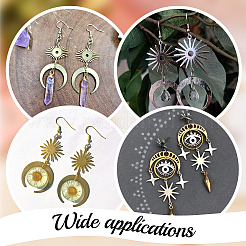 40 шт. 2-х цветные латунные соединительные подвески&nbsp;KK-BBC0011-63