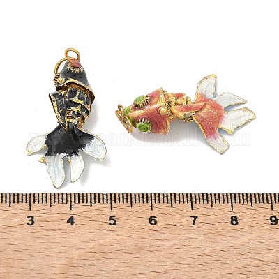 Латунные перегородчатые подвески&nbsp;KK-K416-01G-1