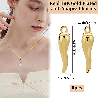 Латунные подвески с покрытием 8шт&nbsp;KK-BBC0016-42-1