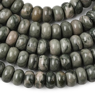 Натуральный зеленый деревянный кружевной камень бусины пряди&nbsp;G-A280-A29-01-1