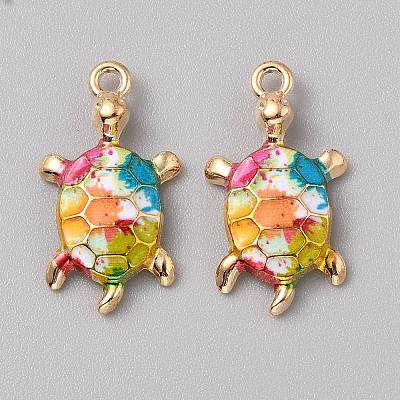 Подвески из эмали и сплава&nbsp;FIND-CJC0027-01G-06-1