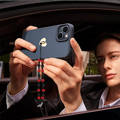 Ремешки для мобильных телефонов из сплава и стекла&nbsp;HJEW-OC00078-1