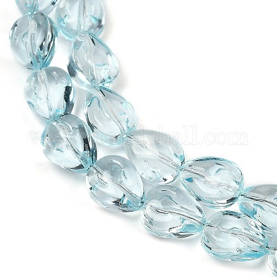 Прозрачные стеклянные бусины&nbsp;GLAA-H038-03C-1