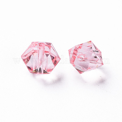 Прозрачные акриловые бусины&nbsp;TACR-S154-15B-26-1