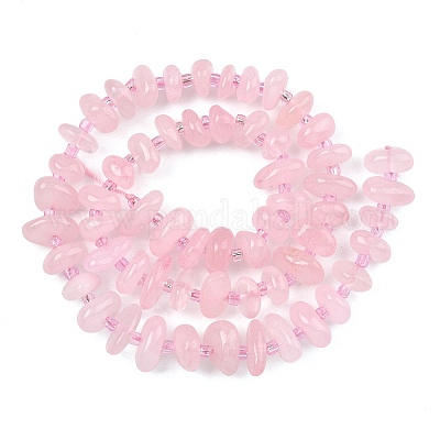 Природного розового кварца нитей бисера&nbsp;G-F821-B02-01-1