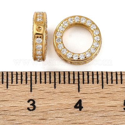 925 оправа из стерлингового серебра с микропаве из прозрачных кубических цирконий STER-P061-01B-G-1