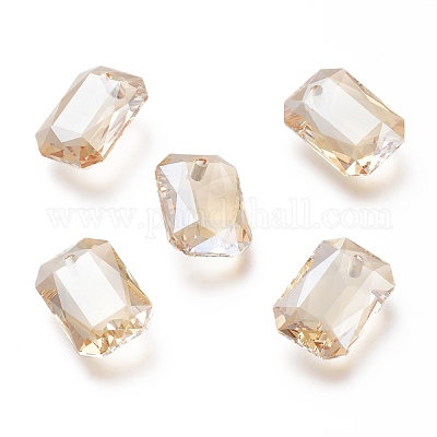 Стеклянные стразы подвески&nbsp;RGLA-A024-J01-001GS-1