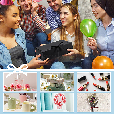 15 шт. прямоугольные бумажные подарочные коробки для хранения&nbsp;AJEW-PH0007-32-1