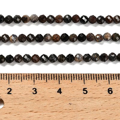 Натуральные сапфировые бусинки&nbsp;LS-G-RM2025-13-3mm-1