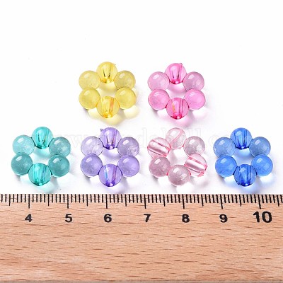 Прозрачные акриловые бусинки кадров&nbsp;TACR-S153-01A-M-1