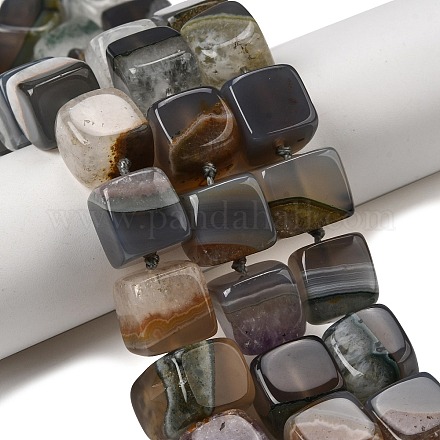 Природный агат бисер нитей G-F820-I01-01-1