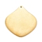 304 Stainless Steel Pendants, Manual Polishing, Stamping Blank Tag, Laser Cut, Petal, Golden, 30x28x0.8mm, Hole: 1.2mm