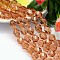 Faceted Polyhedron K9 Glass, Imitation Austrian Crystal Bead Strands, Grade AAA, Sandy Brown, 11x8mm, Hole: 0.9~1mm, about 37pcs/strand, 15.7 inch