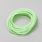 3M Hollow Pipe PVC Tubular Synthetic Rubber Cord, Pale Green, 2mm, Hole: 1.4mm, about 3.28 Yards(3m)/pc