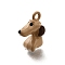 Alloy Enamel Charms, Animal Charm, Dog, 15x6.5x11.5mm, Hole: 1.8mm