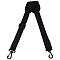 1Pc Adjustable Polyester Bag Straps, with Plastic Clasps for Bag, Black, 790~1240x73mm