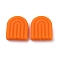 Silicone Beads, Arch, Dark Orange, 19x16.5x5.5mm, Hole: 2mm