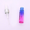 Empty Portable Matte Glass Spray Bottles, Fine Mist Atomizer, Platinum Aluminium Oxide Spary Head with Plastic Dust Cap, Refillable Bottle, Magenta, 20x97mm, Capacity: 10ml(0.34 fl. oz)