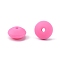 Food Grade Eco-Friendly Silicone Abacus Beads, Hot Pink, 12x6.5mm, Hole: 2mm