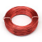 Round Anodized Aluminum Wire, Bendable Metal Craft Wire, for DIY Jewelry Craft Making, Red, 6 Gauge, 4mm, 16m/500g(52.4 Feet/500g)