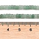Естественный зеленый авантюрин бисер нитей&nbsp;G-G345-C28-2x4mm-5