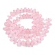 Природного розового кварца нитей бисера&nbsp;G-F821-B02-01-3