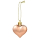 День святого Валентина гальванические пластиковые подвески в форме сердца украшения&nbsp;KY-D020-02D-1