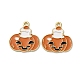 Подвески из сплава хэллоуина с эмалью&nbsp;LS-STAS-I354-01G-B01-1