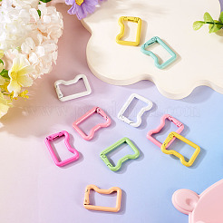 10 шт. окрашенных распылением пружинных затворных колец&nbsp;FIND-TA0008-86