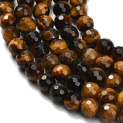 Природных тигровый глаз бисер нитей&nbsp;G-C280-B21-6mm