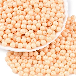Непрозрачная выпечка окрашены стеклянные бусины&nbsp;DGLA-T004-02D