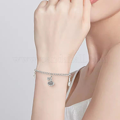 12шт. браслеты из витой цепи из нержавеющей стали 304&nbsp;BJEW-SC0001-61P