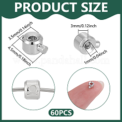 60шт латунные обжимные бусины&nbsp;KK-UN0005-27