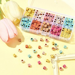 450шт 8 цвета непрозрачные акриловые бусины&nbsp;OACR-FS0004-03