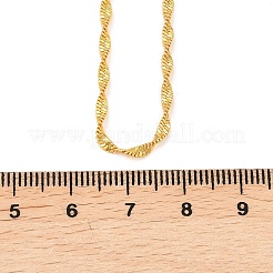 Сингапурские цепочки толщиной 2 мм для мужчин и женщин&nbsp;NJEW-L012-02G