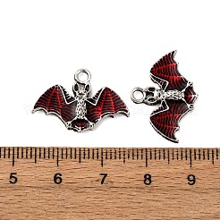 Подвески из эмали из сплава Hallowmas&nbsp;ENAM-K079-01C-AS