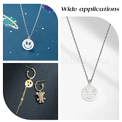 16 шт. 8 стиля ионного покрытия (IP) 201 подвески из нержавеющей стали&nbsp;STAS-DC0006-10