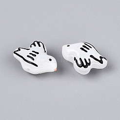 Эмалевые бусины ручной работы в технике лэмпворк&nbsp;LAMP-T023-22A