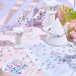 500 шт. Непрозрачные акриловые бусины&nbsp;MACR-BM0001-02