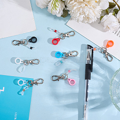 24шт 8-х цветный силиконовый держатель для ручки&nbsp;HJEW-DR00034