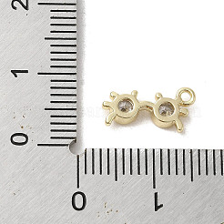 Латунные микро проложить кубического циркония подвески&nbsp;LS-KK-C043-05G