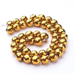 Немагнитные нити шарик синтетический гематит&nbsp;LS-G-D009-2